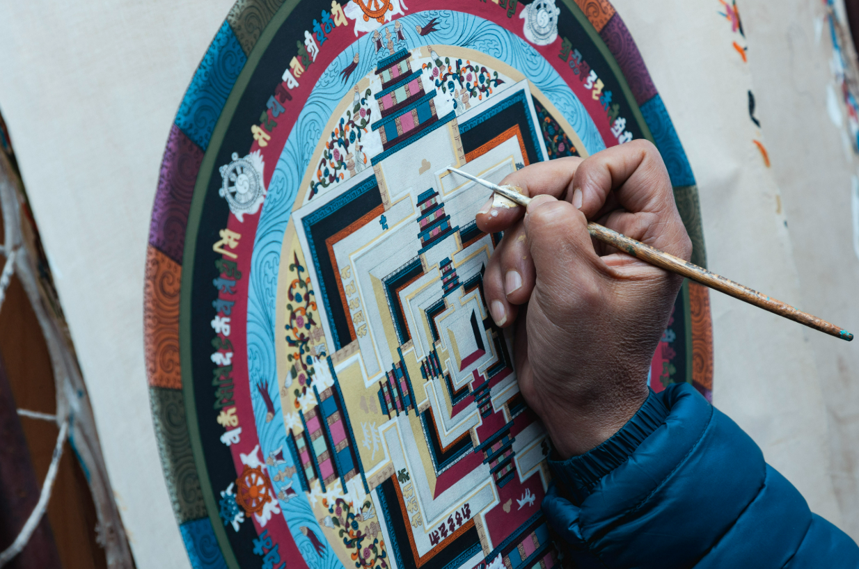 Paint Thangka